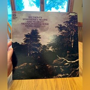 Beethoven Symphonies No. One and No. Eight Vinyl Record